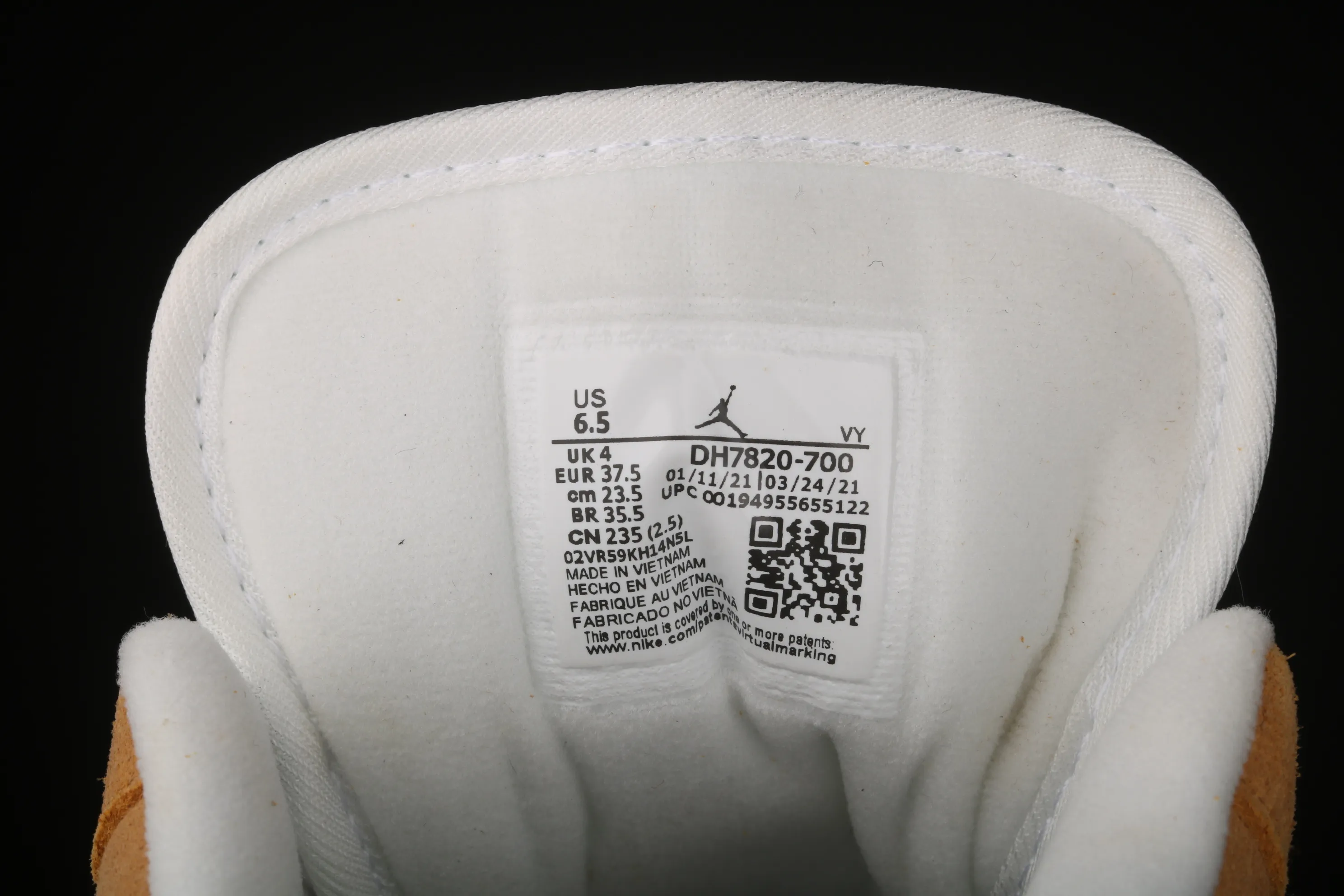 All categories Air Jordan Jordan series basketball shoes Air Jordan 1 Low Air Jordan 1 Low AJ1 Joe 1 low-top cultural and leisure sports sneakers DH7820-700